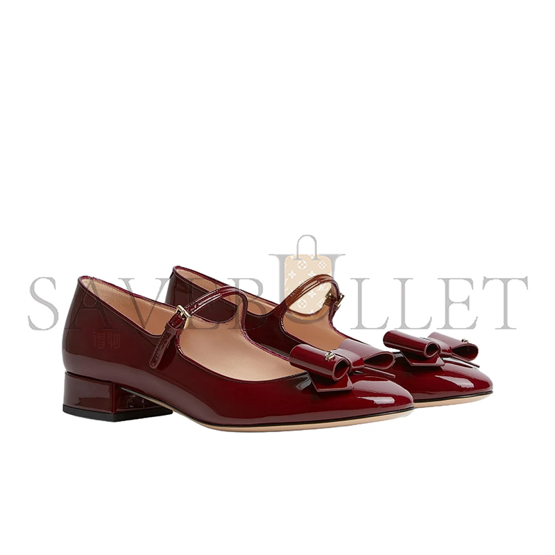 GUCCI DOUBLE G BOW MARY JANE SHOES 835748